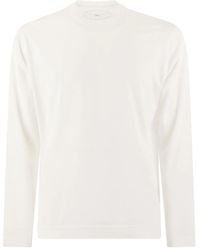 Fedeli - Long-Sleeved Cotton T-Shirt - Lyst