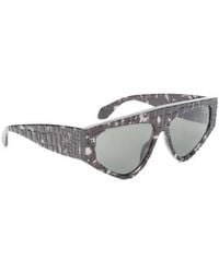 Alaïa - Alaia Havana Acetate 97 Mask Sunglasses - Lyst
