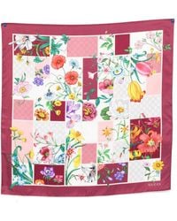 Gucci - Silk Twill Printed Carré - Lyst