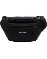Balenciaga - Logo-Patch Belt Bag - Lyst