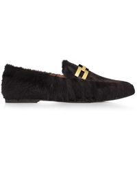 Aquazzura - Furry Brandi Mocassin - Lyst