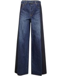 Sacai - Denim X Suiting Pants - Lyst