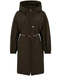 Max Mara - S Max Mara Water-Repellent Taffeta Parka - Lyst