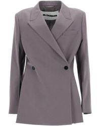 Jil Sander - Gabardine Blazer - Lyst