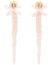 Simone Rocha - Petite Bow Drip Earrings - Lyst