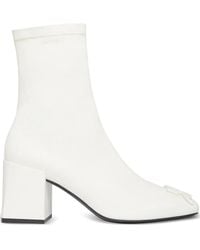 Courreges - Ankle Boots With 70Mm Block Heel - Lyst