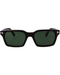Tom Ford - Avana Scura Verde Acetate Sunglasses - Lyst