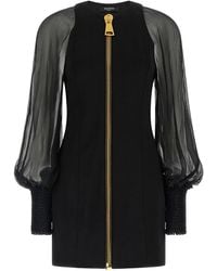Balmain - Xl Zip Dress - Lyst