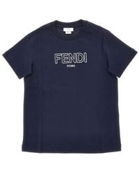 Fendi - T-Shirt With Logo - Lyst