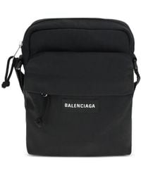 Balenciaga 'wheel' Waist Bag With Embroidered Logo in Black for