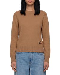 Burberry - Wool And Cashmere Sweater - Lyst