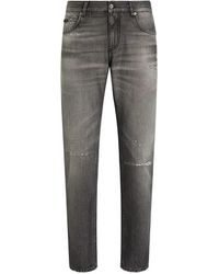 Dolce & Gabbana - Dolce & Gabbana Denim Trousers - Lyst