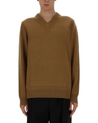 Jil Sander - V-Neck Sweater - Lyst