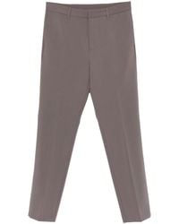 Emporio Armani - Polyester Viscose Elastane Trousers - Lyst