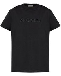 Moncler - T-Shirt With Logo - Lyst