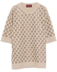 Gucci - Logo Crew Neck Sweater - Lyst