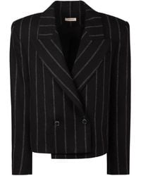 The Mannei - Bert Double Breasted Blazer - Lyst