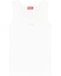DIESEL - Anki Ribbed Cotton Tank Top - Lyst