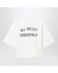 Fear Of God - Ivory Cotton Merch T-Shirt - Lyst