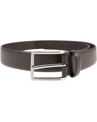 BOSS - Leather Belt With Pin Buckle - Lyst