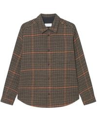 Les Deux - "Kody Houndstooth" Overshirt - Lyst