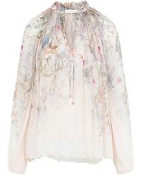 Zimmermann - "Rebellion" Billow Blouse - Lyst