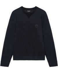 Giorgio Armani - Technical Waffle Sweatshirt - Lyst