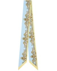 Versace - Spring Barocco-Print Silk Twill Lavallière - Lyst