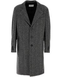 Givenchy - Embroidered Wool Blend Coat - Lyst