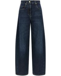Brunello Cucinelli - 'Wide Barrel Full Lenght' Jeans - Lyst