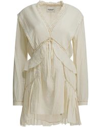 Isabel Marant - Isabel Marant Etoile Cotton Linen Dress - Lyst