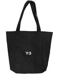 Y-3 - Logo Canvas Tote Bag - Lyst