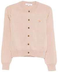 Maison Kitsuné - Baby Fox Wool Cardigan - Lyst