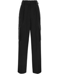 Herno - Soft Wool Cargo Pants - Lyst
