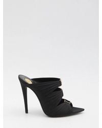 Saint Laurent - Heeled Mules - Lyst