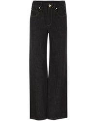 Brunello Cucinelli - Wide-Leg Cotton Denim Jeans - Lyst