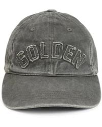 Golden Goose - Dark Kalamata Washed Journey Cotton Baseball Cap - Lyst