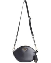 Prada - Leather Bandoliera Shoulder Bag For - Lyst