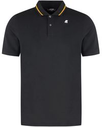 K-Way - Jud Cotton-Piqué Polo Shirt - Lyst