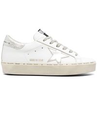 Golden Goose - Hi Star Leather Sneakers - Lyst