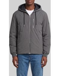 Moose Knuckles - Northdale Hooded Bomber Jacket - Lyst