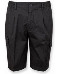 Devore - Cotton Pleated Detailing Shorts - Lyst