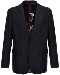 Etro - Wool And Cotton Jacquard Jacket - Lyst