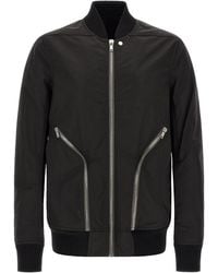 Rick Owens - 'Heizer Flight' Bomber Jacket - Lyst