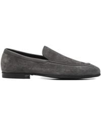 John Lobb - Tyne Suede Leather Loafers - Lyst