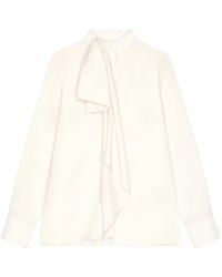Givenchy - Draped Bow Blouse - Lyst