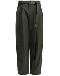 Sacai - Typewriter Parachute Pants - Lyst