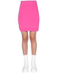 Helmut Lang - Brushed Skirt - Lyst