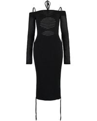 ANDREADAMO - Andreadamo Ribbed Knit Dress - Lyst