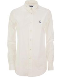 Polo Ralph Lauren - Ls Brkn St Long Sleeve Button Front Shirt - Lyst